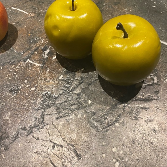 Decorative Fruit Bowl with Assorted Faux Fruits - Picture 2 of 5